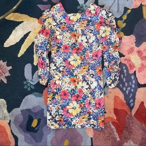 NWOT Zara Floral Dress